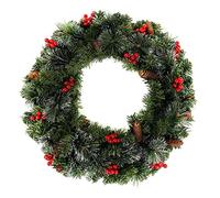 Ghirlanda di Natale 1.8/2.7M Camino di Natale Artificiale Ghirlanda Ghirlanda di Pino Ornamento Albero di Natale Fai da Te Appeso Ghirlande in Rattan Decorazione, Ghirlanda di Natale