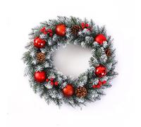 Ghirlanda di Natale, 2 pezzi artificiali for decorazioni for porte d'ingresso e alberi(Grün,30cm)