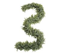 Ghirlanda di Natale artificiale - Ghirlanda di foglie di pino da 270 cm, ornamento invernale in PE, vite decorativa di lunga durata con trama realistica | Decorazione festosa per interni ed esterni pe