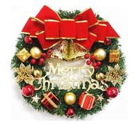 Ghirlanda di Natale, artificiale, Ornamenti for Camino, Scala, Parete frontale, simulata(Color 1)