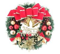 Ghirlanda di Natale, artificiale, Ornamenti for Camino, Scala, Parete frontale, simulata(Color 10)