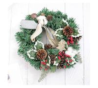 Ghirlanda di Natale, artificiale, Ornamenti for Camino, Scala, Parete frontale, simulata(Color 7)