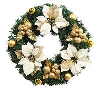 Ghirlanda di Natale Corona per Porta d'ingresso Decorazione Natalizia Corona Fattoria Patio Giardino Decorazione per Finestra Casa Portico Decorazione per la casa