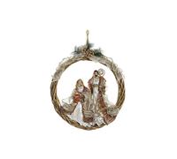 Ghirlanda di Natale DKD Home Decor Poliestere [30 x 5 x 30 cm]