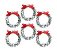 Ghirlanda di Natale - Ghirlanda natalizia illuminata da 4,4 g | Set di ornamenti da appendere stagionali festivi, fascio, porta decorativa 'armadio, ghirlanda della finestra, ensemble per la