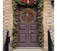 Ghirlanda di Natale Ghirlanda per la porta d'ingresso della fattoria