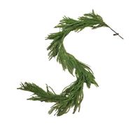 Ghirlanda di Natale - Verde artificiale impermeabile in PE da 150 cm/180 cm | Decorazione per portico e finestra | Ghirlada di Natale per interni ed esterni | Ghirlanda sempreverde per