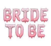 Ghirlanda di palloncini "Bride to be", 350 x 45 cm, rosa