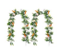 Ghirlanda Di Pasqua Pastello - Decorazione Artificiale Da 175 Cm, Set Di Ornamenti Primaverili Da Appendere, Decorazioni Per Feste In Colori Tenui, Adatto Per Decorare Le Mensole Del | F