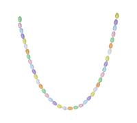 Ghirlanda di Pasqua per mensola - 2 m decorazione di uova di Pasqua con granelli - Bandiera primaverile in stile rustico | per ufficio casa soggiorno camera da primavera scale