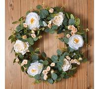 Ghirlanda di piante primaverili estive, ghirlande di rose artificiali da 16