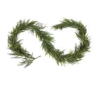 Ghirlanda di pino di Natale realistica,verde falso fogliame ghirlanda decorativa | Corona decorativa per inverno feste parete interna esterna tavolo