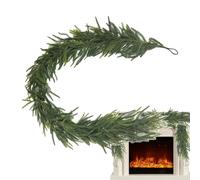 Ghirlanda di pino - Ghirlande artificiali di pino Decorazione natalizia | Ghirlanda di pino invernale Real Touch | Ghirlanda verde artificiale per tavola | Decorazioni natalizie all'ai