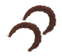 Ghirlanda di rattan a forma di , 2 pezzi: ghirlanda di rattan a forma di