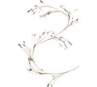 Ghirlanda di vite glitter argento per albero di Natale 180 cm in per colore CHAM