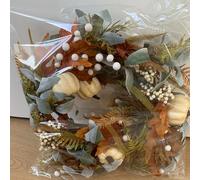 Ghirlanda Di Zucca Autunnale Artificiale, Ghirlanda Creativa Per Natale,