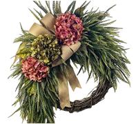 Ghirlanda Fiori Ortensia Rustica per Casa Parete Porta Casa Decorazione Casale