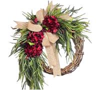 Ghirlanda Fiori Ortensia Rustica per Casa Parete Porta Casa Decorazione Casale