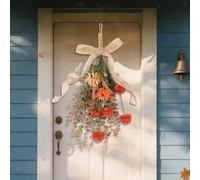 Ghirlanda floreale decorativa per la casa, ghirlanda di eucalipto dai colori