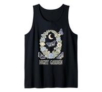 Ghirlanda Floreale Night Garden Moth Moon Celestial Botanical Na Canotta