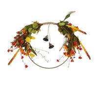 Ghirlanda Fuoriporta Autunnale Corona Per Di Rosa Artificiale Giorla Girasole