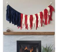 Ghirlanda in ghirlanda in ghirlanda di indipendenza rustica per il mantello