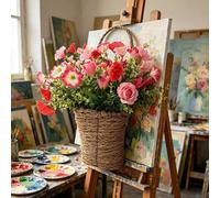 ghirlanda in plastica disegnata dopo la for gloria del mattino fiori per arreda