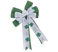 Ghirlanda irlandese Fiocco Festival Irlandese Ornamento Albero Top Ornamento Per Porta D'ingresso Corona Decorazione Casa Patricks Day