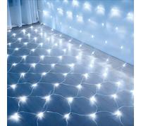 Ghirlanda LED 220V 3x2M Luci di Natale a rete 320led IP44 luce Bianca