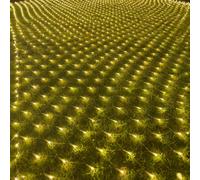 Ghirlanda LED 220V 3x2M Luci di Natale a rete 320led IP65 Luce Calda