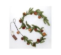 Ghirlanda LED di rami di pino e pigne 1,4M luce calda