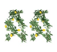 Ghirlanda limone e for verde realistica 5 8 piedi per invitare espositori a for