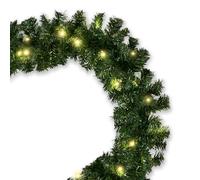 Ghirlanda luci 5m 80 LED decorazione natale finto abete Gartenpirat