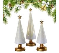 Ghirlanda luminosa a stella per albero di Natale | 3 pezzi ornamenti albero di Natale resina | Forniture per feste a casa, ufficio, scuola dormitorio auto compleanno - decorazione per la casa