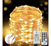 Ghirlanda luminosa con 220 LED 25 m 8 modalità ghirlanda luminosa impermeabile