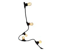 Ghirlanda luminosa esterna collegabile 20 lampadine a filamento vintage portalampada E27 LED bianco caldo LINK ME LIGHT 8m