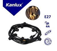 Ghirlanda luminosa led giardino 15x E27 max.10W 15mb GRL 35758