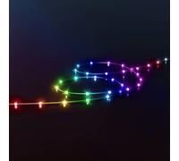 Ghirlanda luminosa LED Twinkly Dots RGB, nera, IP44, 10 m TWD200STP-BEU