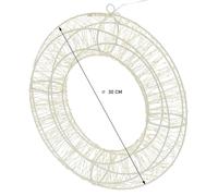 Ghirlanda Luminosa Natale LED Luce Calda Alluminio Interno Esterno Decorazione [EEK: A]
