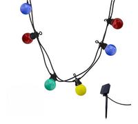 Ghirlanda Luminosa Solare 10 globi 5.7 m Party GUINGUETTE Solar Multicolor