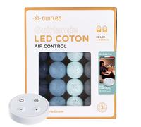 Ghirlanda luminoso a LED per batuffoli di cotone USB - Telecomando wireless - Luce notturna per bambini 2h - Adattatore di alimentazione doppio USB 2A incluso - 4 intensità - 32 sfere 4,8 m - Byzantin