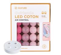 Ghirlanda luminoso a LED per batuffoli di cotone USB - Telecomando wireless - Luce notturna per bambini 2h - Adattatore di alimentazione USB 2A incluso - 4 intensità - 16 sfere 3,2 m - Principessa