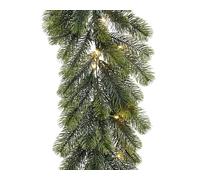 Ghirlanda natalizia 180 cm con luci 168 punte d. 30 cm led 5 mm a batterie