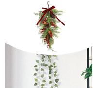 Ghirlanda natalizia a forma di goccia per porta d'ingresso, per