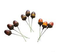 Ghirlanda Natalizia Acino Argento 5cm Realistico(B) | Design realistico, materiale bolla, colore argento, 5x3.5cm, per ghirlande e alberi