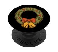 Ghirlanda natalizia con campane PopSockets PopGrip Adesivo