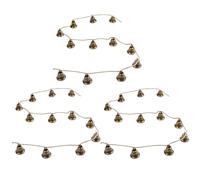 Ghirlanda natalizia con campanelle per albero di Natale, camino e parete Q9 J3S2