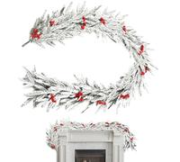 Ghirlanda Natalizia - Corona per Porta d'Ingresso - Ghirlanda Riutilizzabile per Porta Tavolo Cucina Feste Matrimoni Natale Inverno Esterno