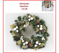 Ghirlanda natalizia fuoriporta fuori porta decorazioni natalizie addobbi natale