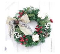 Ghirlanda natalizia, ghirlanda da appendere alla porta d'ingresso, decorazioni for la casa, scatole regalo di Natale grandi dimensioni, 40 cm(Color 6)